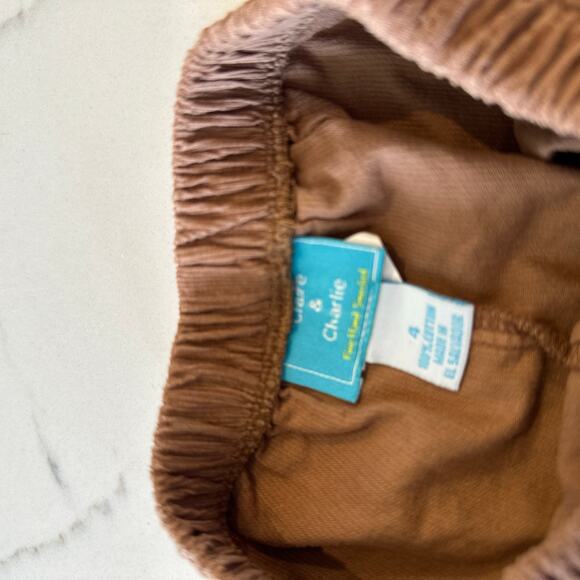 Clair & Charlie Brown Corduroy Pull On Pants - Size 4 - Picture 2 of 3